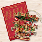 Christmas Carousel Wooden Ornaments by G. Debrekht Christmas Decor - 8611030-4