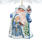 Classic Christmas Wooden Ornaments by G. DeBrekht - Christmas Santa Snowman Decor - 8111410-4