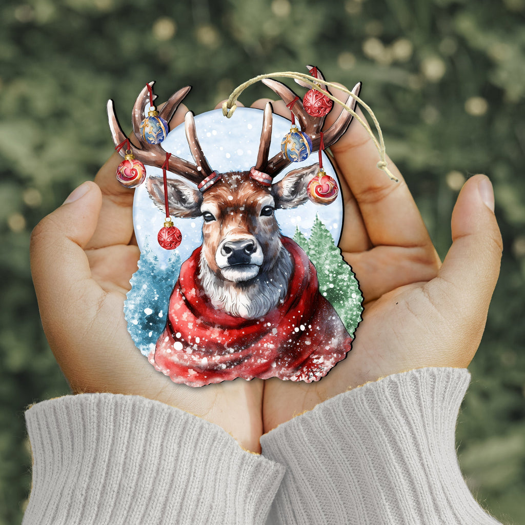 Christmas Mood Wooden Ornaments by G. Debrekht Christmas Decor - 8611034-3