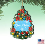 Christmas Tree Oval Picture Frame Ornaments - Ornament for Photo - Christmas Decor - 8119186PF-2