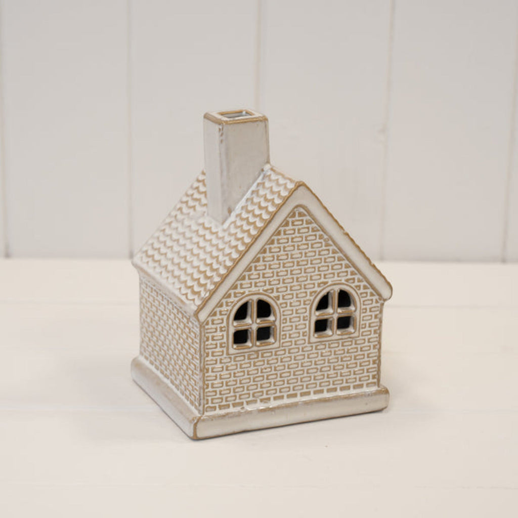 Ceramic LED Cottage Christmas Decoration-1