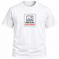 Tricou Alb sau Negru Personalizat cu Poza și Textul Tău