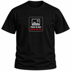 Tricou Alb sau Negru Personalizat cu Poza și Textul Tău