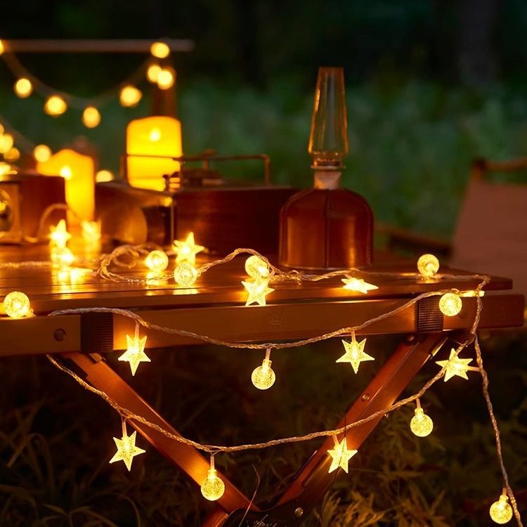 String Lights 20Ft 40 LED Fairy Lights Operated Waterproof Indoor Outdoor Christmas Lights for Bedroom Party Wedding Xmas-3