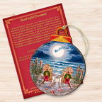 Moonlight Christmas Holiday Wooden Ornaments by D. Gelsinger - Christmas Decor - 8652817-DG-4
