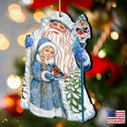 Classic Christmas Wooden Ornaments by G. DeBrekht - Christmas Santa Snowman Decor - 8111410-2