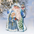Classic Christmas Wooden Ornaments by G. DeBrekht - Christmas Santa Snowman Decor - 8111410-0