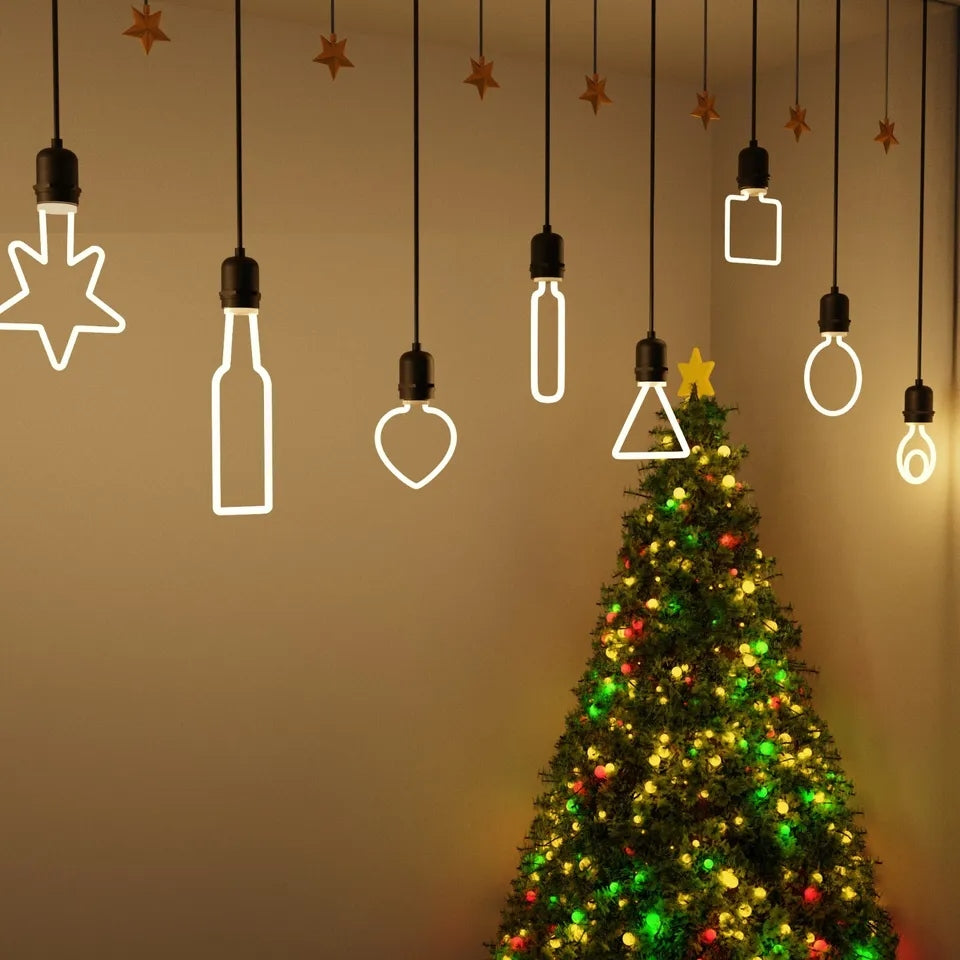 LED 8/4W Christmas Bulb Set Warm White 2700K E27 lighting ~5579-0